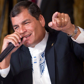 Rafael correa, en una imagen de archivo. REUTERS