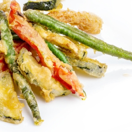 Tempura de verduras. 