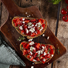 Bruschetta al pomodoro. 