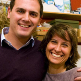 El presidente de Ciudadanos, Albert Rivera, son su 'coach', Maria Àngels Casanovas. FOTO: página web de Casanovas 'Elcaminodelcoaching.com'