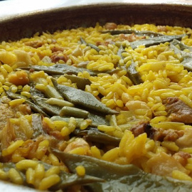Paella valenciana. 