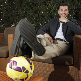 El futbolista del Levante David Navarro.