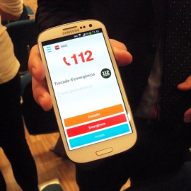 Imagen de la app para víctimas de violencia machista desarrollada por Telefónica para la Generalitat de Catalunya. E.P.