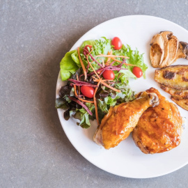 Receta de pollo teriyaki.