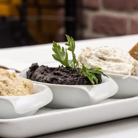 Tapenade aceitunas negras. 