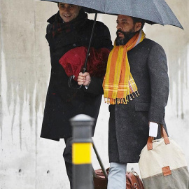 'El Bigotes, este miércoles a la entrada de los juzgados por la trama Gürtel / EFE