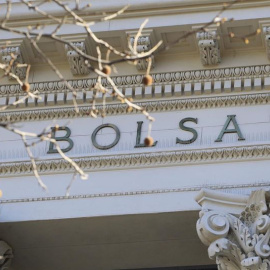 Fachada de la Bolsa de Madrid. E.P.