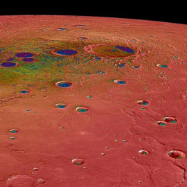 La superficie del planeta Mercurio, como nunca se había visto antes. /NASA