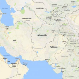 Mapa de Afganistán