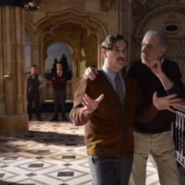 Fernando Trueba y Javier Cámara, en el rodaje