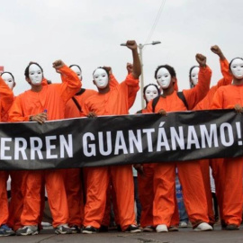 Protesta contra la prisión estadounidense de Guantánamo (Cuba). REUTERS