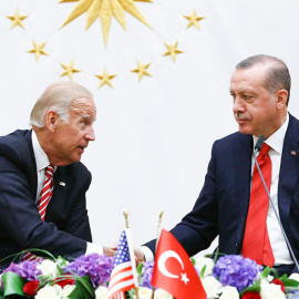  Joe Biden y Recep Tayyip Erdogan, Ankara, 24 de agosto de 2016. Reuters