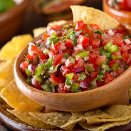 Receta pico de gallo. 