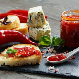 Confitura pimientos rojos.