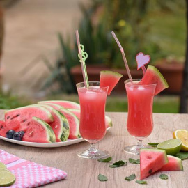 Cóctel de sandía. Foto: Pixabay. 