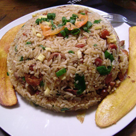 Arroz chaufa. 