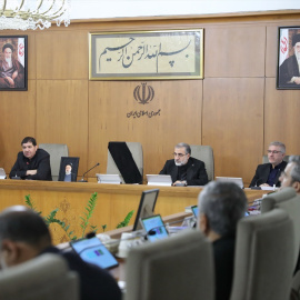 Una reunión del gabinete del gobierno iraní en Teherán, con la silla del presidente fallecido Ebrahim Raisi vacía.- Iranian Presidency / dpa