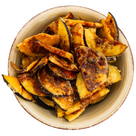 Berenjenas al horno con miel. 