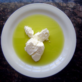Labneh casero. 