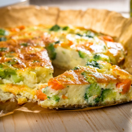 Quiche de verano. 