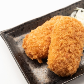 Croqueta gambas. 