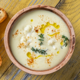 Crema de coliflor dubarry.