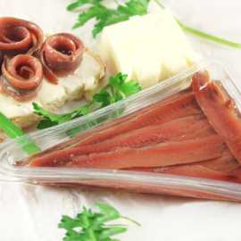 Mantequilla de anchoas. 
