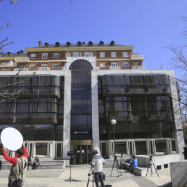 Sede del Banco Madrid, en la capital de España. EFE