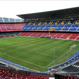 Vista del interior del Camp Nou. EFE