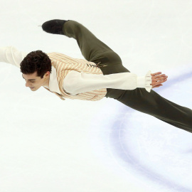 Javier Fernández durante el Programa Libre de patinaje en el Campeonato del Mundo celebrado en Shanghai, China./ EFE-HOW HWEE YOUNG