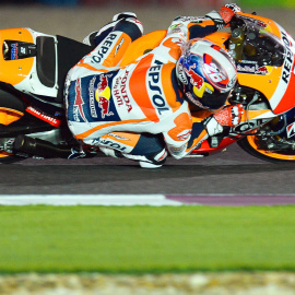Pedrosa, en la primera cita del Mundial de MotoGP en Catar, en la que terminó sexto. EFE