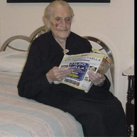 Imagen de Yusúpova, la mujer más longeva del mundo