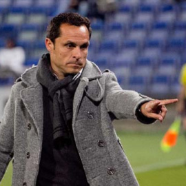 El entrenador Sergi Barjuan.