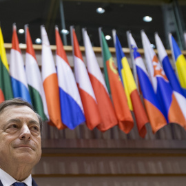 El presidente del BCE, Mario Draghi, en una comparecencia en el Parlamento Europeo. REUTERS/Yves Herman