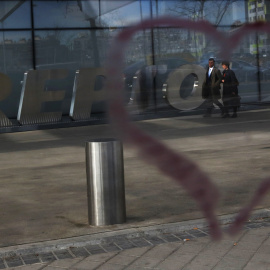 Detalle de la sede de Repsol en Madrid. REUTERS