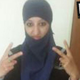 La terrorista suicida Hasna Aitboulahcen, en una foto publicada por el diario belga 'La Dernière Heure'. / DH.BE