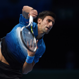 Djokovic, durante el partido. Reuters / Tony O'Brien