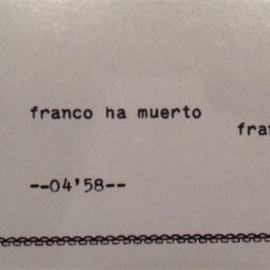 Teletipo de Europa Press en el que se informa de la muerte de Franco. EUROPA PRESS