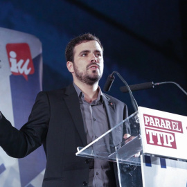 El candidato de IU-Unidad Popular a la Presidencia del Gobierno, Alberto Garzón. / José Camó