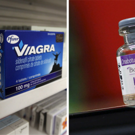 Los dos productos más populares de las farmacéuticas Pfizer (Viagra) y Allergan (Botox). REUTERS