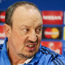 Rafa Benítez, durante la rueda de prensa de este martes. REUTERS/Gleb Garanich