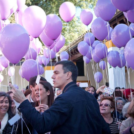 El candidato del PSOE a la presidencia del Gobierno, Pedro Sánchez, durante su participación hoy en un acto con colectivos en Jerez de la Frontera (Cádiz). /EFE