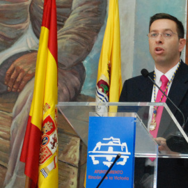 Antonio Pérez en su jura como concejal de Rincón de la Victoria (Málaga).