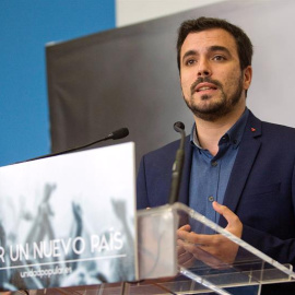El candidato de Unidad Popular a la presidencia del Gobierno, Alberto Garzón. /EFE