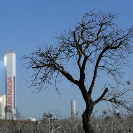Torres de la planta solar Solucar de Abengoa, cerca de Sevilla. REUTERS/Marcelo del Pozo