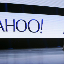 La consejera delegada de Yahoo, Marissa Mayer, en la Fería de Electrónica de Las Vegas. REUTERS/Robert Galbraith