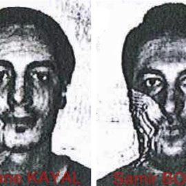 Imagen de los nuevos sospechosos que busca Francia y Bélgica. EFE
