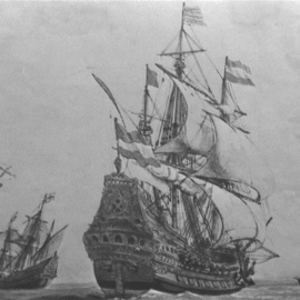 Imagen del Galeón San José, hundido por piratas ingleses en junio de 1708.