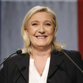 Marine Le Pen, en su discuros tras los primeros resultados de las elecciones regionales en Francia. EFE/EPA/JULIEN WARNAND
