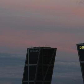 Vista de las Torres Kio, en Madrid, donde tiene su sede de Bankia. REUTERS